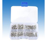 60 PCS Cassetta Viti in Acciaio Inox Kit Assortimento Autofilettanti Per Ponte