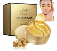 60 Pcs Collagene Patch Occhi,Maschera per Gli Occhi,Patch Occhiaie e Borse,Maschera per il Trattamento Sotto Gli in Oro,Rimuovi Borse e Puffiness, Anti-Rughe e Anti-Occhiaie