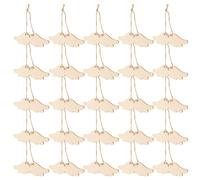 60 Pcs Di Trucioli Legno Vuote Angelo Per Lavoretti Decorazioni in