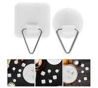 60 Pcs Ganci Adesivi Muro Gancio Adesivo Per Asciugamano Da Parete in Plastica