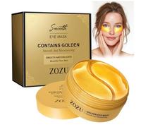 60 Pcs Maschera Occhi 24K Gold, Patch Occhi Antirughe Donne e Uomini, Patch Occhi Collagene, Riduce Occhiaie, Gonfiori, Borse Sotto gli Occhi e Rughe, Effetto Idratante, Migliora il Contorno Occhi