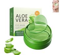 60 Pcs Maschera Occhi di Aloe Vera,Patch Occhiaie e Borse,Collagene Patch Occhi, Rimuovi Borse, Riduce le Rughe e le Linee Sottili, Migliora e Rassoda la Pelle degli Occhi