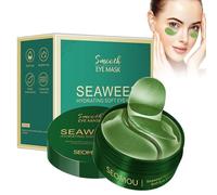 60 Pcs Maschera Occhiaie,Alga Patch Occhi,Eye Patch,Maschera Contorno Occhi,Patch Antirughe,Anti-Rughe e Anti-Occhiaie,Rimuovi Borse e Puffiness