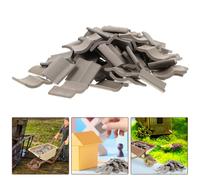 60 Pcs Mattoncini Miniatura Decorazione Micro Paesaggistica Giocattoli