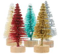 60 Pcs Mini Albero Decorazione Per Il Desktop Le Vacanze Alberi Miniatura