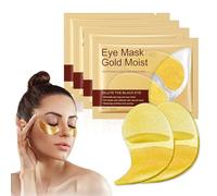 60 Pcs Oro Patch Occhi, Collagene Patch Occhi, Patch Occhi Antirughe Donne e Uomini, Patch Occhiaie e Borse, Rimuovi Borse e Puffiness, Contorno Occhi Idratante (Oro)