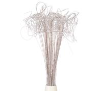 60 Pcs Rami di Salice Essiccati con Glitter Naturali, per Decorazione Bianchi