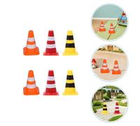 60 Pcs Road Learning Tools Roadblocks Model for Kids Traffic Education