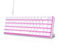 60 percento tastiera meccanica due iniezioni di colore con Backlits 68Key Layout tattile interruttori USB piccola tastiera