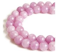 60 perline in kunzite da 6 mm, perline rotonde sfuse per la creazione di gioielli