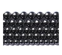 60 perline rotonde sfuse distanziatrici in ematite di grado AAA, 8 mm, per la creazione di gioielli e braccialetti fai da te