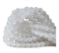 60 perline rotonde sfuse in agata verde da 6 mm, per la creazione di gioielli, 1 filo, 38,1 cm