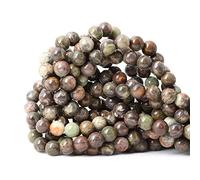 60 perline sfuse rotonde in agata naturale, 6 mm, per la creazione di gioielli, 1 filo, 38,1 cm (15,cy)
