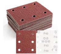60 Pezzi 115x101mm P40 Cabrasiva per Levigatrice Carta Vetrata Abrasiva