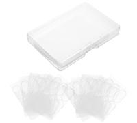 60 Pezzi Adesivi Auricolari in Silicone, Supporto Discreto | Trasparente e Sottile, Resistente al Sudore, per Orecchie e Pelle Dietro L'orecchio, Donne e Artisti