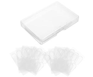60 Pezzi Adesivi Auricolari in Silicone, Supporto Discreto | Trasparente e Sottile, Resistente al Sudore, per Orecchie e Pelle Dietro L'orecchio, Donne e Artisti
