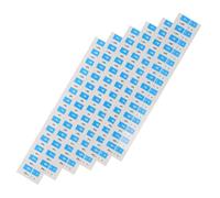 60 Pezzi Adesivi per Scale di Armonica 24/28 Fori, Note Blu | Etichette Numerate Autoadesive Rimovibili, per Strumenti Polifonici in Tonalità C, Aiuto per Studio