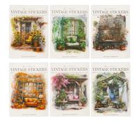 60 Pezzi Adesivi Scrapbooking Stickers, Aesthetic Scrapbooking Stickers Accessory Kit, Scrapbooking Kit, Set di 60 Fogli in PET da Giardino, Accessori per il Diario