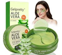 60 Pezzi Aloe Vera Maschera Occhi, Collagene Patch Occhi, Idratanti Eye Patch, Rimuovi pach occhi per borse e occhiaie, Contorno occhi antirughe, Applicare prima o poi