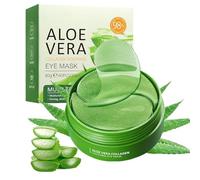 60 Pezzi Aloe Vera Maschera Occhi,Collagene Patch Occhi,Patch Idratanti,Patch Occhiaie e Borse,Anti-Rughe e Anti-Occhiaie,Rimuovi Borse e Puffiness