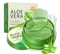 60 Pezzi Aloe Vera Patch Occhi, Collagene Hydrogel Patch Occhi per Occhiaie e Borse Sgonfia, Korean Maschera Occhi Antirughe, Rinfrescante Lenitivo Depuff Idratanti Eye Patch per Donna Uomo Skin Care