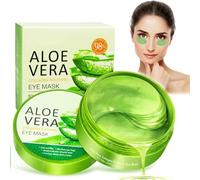 60 Pezzi Aloe Vera Patch Occhi, Collagene Patch Occhi, Patch Occhiaie e Rughe, per Rughe e Puffiness,Cerotti Rassodanti e Contorno Idratante, Adatto a Uomo e Donna