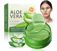 60 Pezzi Aloe Vera Patch Occhi, Collagene Patch Occhi, per ridurre le rughe e il gonfiore, Contorno Idratante, Maschera Per Gli Idratante Donna Uomo