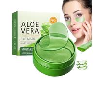 60 Pezzi Aloe Vera Patch Occhi, Collagene Patch Occhiaie e Borse, Borse Occhi Sgonfia,Eye Patches All'Acido Ialuronico per Riduce le Linee Sottili e le Rughe,Ldrata il Contorno Occh