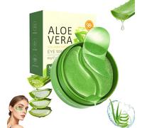 60 Pezzi Aloe Vera Patch Occhi, Collagene Patch Occhiaie e Borse, Borse Occhi Sgonfia,Eye Patches All'Acido Ialuronico per Riduce le Linee Sottili e le Rughe,Ldrata il Contorno Occh