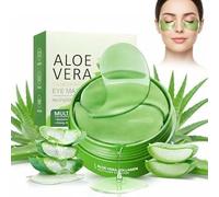 60 Pezzi Aloe Vera Patch Occhi, Eye Patch Idratanti, Collagene Patchs Occhiaie e Borse, Migliora e Rassoda La Pelle Degli Occhi, Contorno Occhis Idratante, Idratazione Delicata