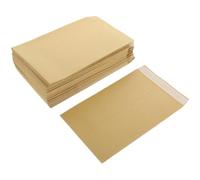 60 Pezzi Buste Autoadesive in Carta Kraft, Piccole e Leggere | Confezione Bianca, Formato Compatto, Uso Versatile per Bilancio, Cartoline e Corrispondenza Quotidiana