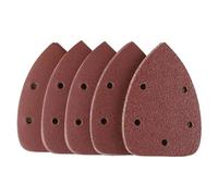 60 Pezzi Carta Vetrata per Levigatrice Mouse - Carta Abrasiva 140x90mm Fogli Abrasivi per Levigatrice a Delta Elettrica - 5 Fori Ganci e Anelli 40 60 80 120 180 240 Grana per Black e Decker