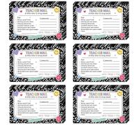 60 pezzi Composition Notebook Insegnante Mail Note per genitori Aula Must Haves Nero Buon Comportamento Incentivo Carte Positive da inviare a casa per scuola materna Forniture scolastiche elementari