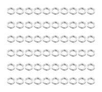 60 Pezzi Dadi Esagonali M10x1x3 MM, Dado M10 Filettatura Fine in Acciaio Zincato, Dado Esagonale per Viti Bulloni e Barre Filettate, Industriale Meccanico Automobilistico, Autobloccante Anticorrosione