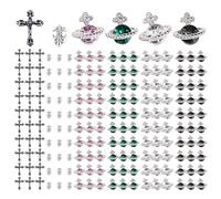60 Pezzi Di Accessori Per Unghie, Accessori Per Nail Art Pianeta E Croce, Decorazioni Lucide Per Nail Art, Pendenti Retrò Per Nail Art, Adesivi Per Unghie, Accessori Per Nail Art Fai Da Te