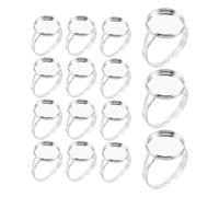 60 pezzi di componenti per anelli vuoti - Supporto per vassoio per castone