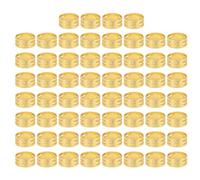 60 pezzi di ditale da cucito in rame, protezioni metalliche per le dita da cucito, eleganti anelli dorati per il cucito a mano, quilt e ricamo con motivo della fortuna, per e