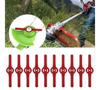 60 Pezzi di Lama in Plastica per Soffiatore a Filo, Lama di Ricambio Resistenti all'Usura per Tagliabordo Senza Fili, Utensile per Giardini, Orto, Frutteto e Aree Pastorali