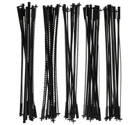 60 pezzi di lame per sega a gattuccio da 127mm con albero, lame per sega da traforo con 10/15/18/20/24 denti, set di lame per sega a gattuccio in acciaio al carbonio per legno, schiuma, plastica (60