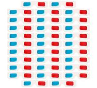 60 pezzi di occhiali di carta occhiali 3D anaglifici universali occhiali da