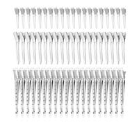 60 Pezzi Di Peli Metallici Allentati, Fermagli Marcati, Clip Per Gli Strumenti Per Acconciatura, Clip Ausiliarie Ricci, Forniture Per Salone Per Parrucchiere.