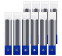 60 pezzi di ricariche per matite da carpentiere solide da 2,8 mm per la lavorazione del legno (nere)