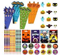 60 Pezzi Gadget Halloween Bambini,Halloween Giocattoli per Bambini,Regalini Halloween Bambini,Halloween Decorazioni Accessori Addobbi,Halloween Gadget Festa Compleanno Regalo Bambini