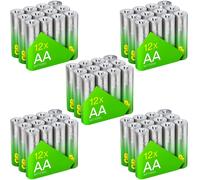 60 Pezzi GP Super Alkaline Batterie AA Mignon LR06 LR6 1,5V Batteria MN1500