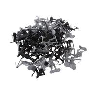 60 Pezzi / Lotto Sliver Black Warriors Soldati Medievali Figure Militari