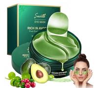 60 pezzi Maschera per Gli Occhi,Patch Occhi Con Avocado, Maschera per il trattamento sotto gli occhi in oro, Per Anti-Rughe Anti-Età ed Idratante Ridurre Borse Occhiaie e Puffiness