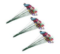 60 Pezzi Palme da Giardino Farfalle E 4 Pezzi Libellule Puntate da Giardino4480