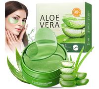 60 Pezzi Patch Contorno Occhi all'Aloe Vera e Collagene - Maschera Idratante e Antirughe per Uomo e Donna - Riduce Borse, Gonfiore e Rughe - Effetto Rassodante e Rinfrescante