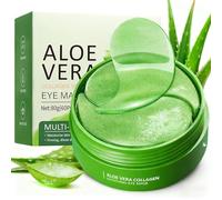 60 Pezzi Patch Occhi All’Aloe Vera,Con Collagene E Acido Ialuronico,Pach Occhi Per Borse E Occhiaie,Rughe E Segni Di Stanchezza,Idratante E Rassodante,Per Donna E Uomo