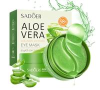 60 Pezzi Patch Occhi, Aloe Vera Patch Occhiaie e Borse, Maschera Occhiaie Donna Uomo Eye Patch, idratazione e levigazione del Collagene Maschera Occhi Eye Mask